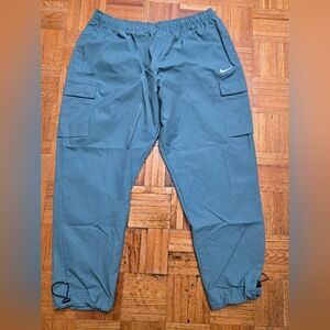 Nike green woven pants